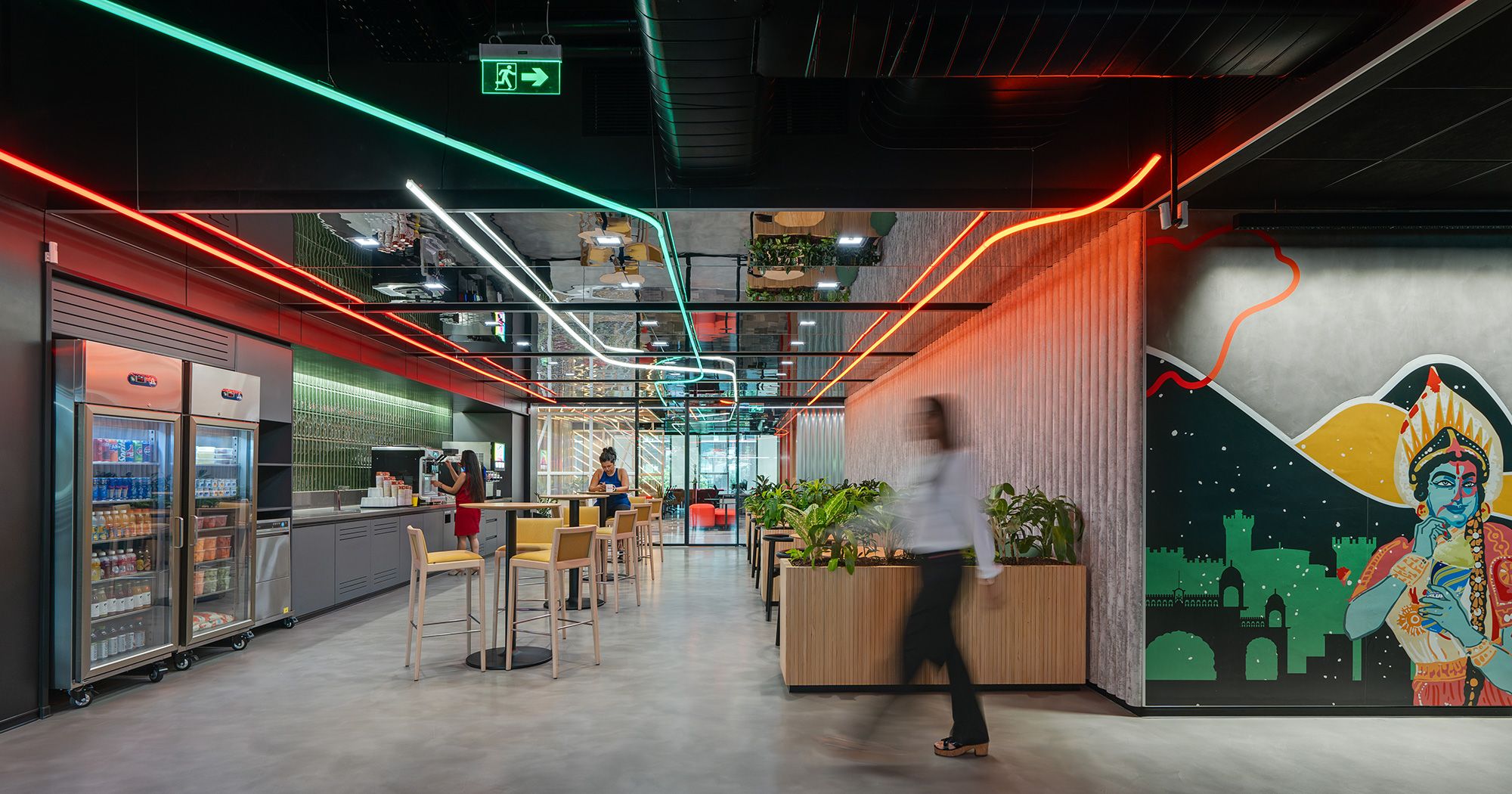 Modern Bangalore office workspace